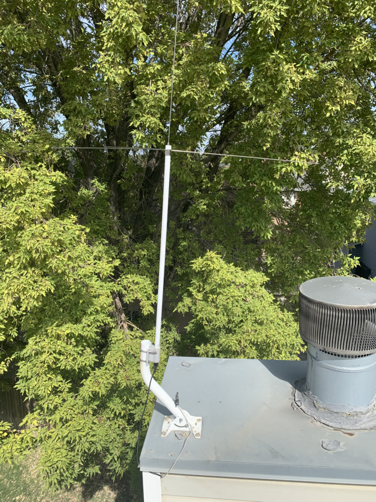 A 1090MHz antenna on my roof.